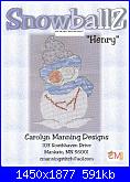 Pupazzi di neve - schemi e link-henry-jpg