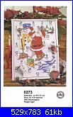 Natale - Il Calendario dell'Avvento - schemi e link-0273-santa-snowman-calendar-jpg
