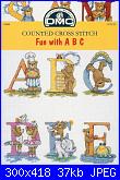 Alfabeti  per bambini ( Vedi ALFABETI ) - schemi e link-dmc-p5066-fun-b-c-jpg