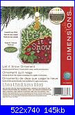 Idee Natalizie per decorare  la casa...- schemi e link-dimensions-70-08889-let-snow-ornament-jpg