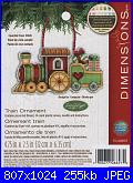 Idee Natalizie per decorare  la casa...- schemi e link-dimensions-70-08897-train-ornament-jpg