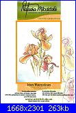 Iris*( Vedi FIORI ) - schemi e link-irises-watercorours-jpg