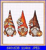 Personaggi fantastici: draghi, gnomi, folletti- schemi e link-autumn-gnomes-jpg