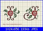 Alfabeti  "della nonna "  ( Vedi ALFABETI ) - schemi e link-initialeslesroses1923_ij-jpg