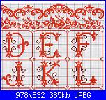 Alfabeti  "della nonna "  ( Vedi ALFABETI ) - schemi e link-039_gotico-rosso-3-jpg