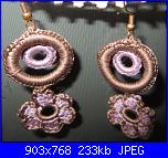 alcuni miei lavori all'uncinetto Anapaola-orecchini-fiore-rosa-jpg