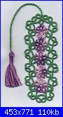 COLLEZIONE Schemi chiacchierino-violet-bookmark-jpg