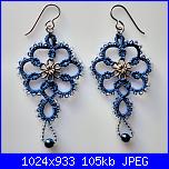 Gioielli A Chiacchierino..... dalla rete-blue-earrings-marilee-rockley-1-jpg