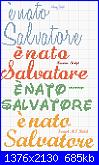 Richiesta per scritta fiocco in vari font " E' nato Salvatore"-salvatore-jpg