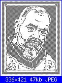 Schema padre Pio x l'uncinetto da trasformare x punto croce-padre%2520pio-jpg