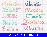 Nome Claudia in corsivo-claudia-gif