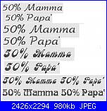 richiesta scritta: 50% 50% Mamma Papà-50%25-mamma-50%25-papa-jpg