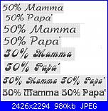 richiesta scritta: 50% 50% Mamma Papà-50%25-mamma-50%25-papa-jpg