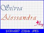Richiesta Nomi,  Alessandra - Silvia-scritte-gralu-jpg