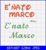 Scritta " E' nato Marco".....-m2-jpg