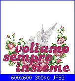 frase "voliamo sempre insieme" con l'aggiunta magari di qualcosa di romantico ...-x-jpg