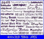 scritta x giovani sposi: Alessia & Pericle-fonts1-jpg