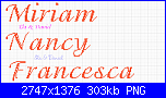 Il font di "Benvenuto Samuele"-miria-nancy-francesca-35-adorable-png