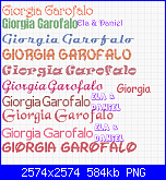 Richiesta nomi *Giorgia* e con il font harrington *Stefano e Chiara*-giorgia-garofalo-png