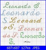 Scritta nome * Leonardo.  M *-leo-jpg