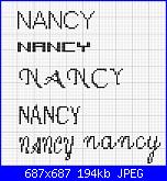 Scritta * Nancy * 38x10-f-jpg