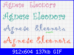 Alfabeto per nomi * Agnese ed Eleonora*-agnese-ele-gif