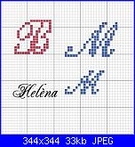 nozze d'argento sacchettini con iniziali * M e B*-b-m-jpg