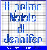 scritta per bavaglia: ."il primo natale di jennifer"-jennifer_2-jpg
