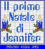 scritta per bavaglia: ."il primo natale di jennifer"-jennifer_3-jpg