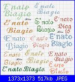 scritta...é nato * Biagio*-biagio-jpg