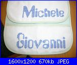 Per Natalia:fizzy moon per bavette con la scritta giovanni e michele-dscn5302-jpg