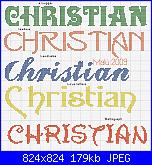 Nome  * Christian* con alfabeto cuoricini-christian-jpg