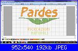 alle maghette del pcStitch ...schema logo Pardes-prova-schema-logo-pardes-jpg