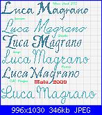 Nome:* Luca M...* Mi piacerebbe nel carattere Disney o in corsivo......-luca-m-1-jpg