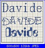 Cerco  lo schema del fiocco nascita di* Davide* ...-davide1-jpg