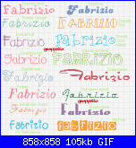 Punto croce nome * Fabrizio*-fabrizio-gif