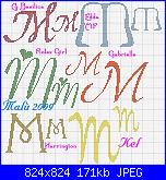 Lettera * M * per asciugamani-emme-2-jpg