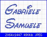 Nome SAMUELE Waltograph (disney)-gabriele-samuele-jpg