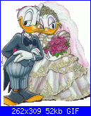 Per Natalia...schema Paperino e Paperina sposi-sposi-gif