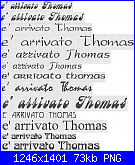 Scritta e disegno  fiocco nascita per * Thomas*-arrivato-thomaso-png