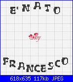 scritta "è nato francesco"-nato-francesco-jpg