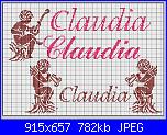 Nome Claudia in 20 Cm-claudia_3-jpg