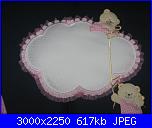 Scritta "è nata la mia sorellina Ludovica"  per coccarda nascita-img_0961-jpg