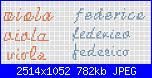 Alfabeto + numeri font Adorable-nomi-jpg