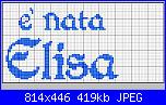 Scritte "è nata/è arrivata Elisa"-nata_elisa_1-jpg