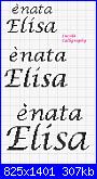 Scritte "è nata/è arrivata Elisa"-%C3%A8-nata-elisa-jpg