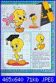 Tweety con la farfalla-titti-laurea-jpg