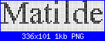 Chi mi aiuta con  il nome * Matilde* in corsivo-pic8485-png