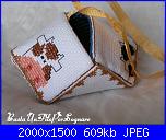 Foto Sal biscornu bours e relativo set ricamo-bisco4-jpg