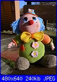 Foto sal Amigurumi A carnevale ogni pagliaccio vale-amedea-jpeg